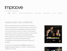 Tablet Screenshot of improove.se